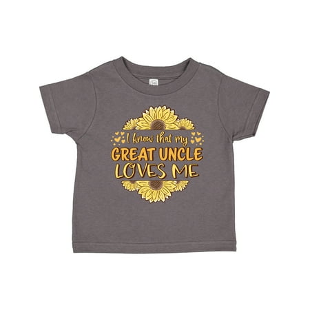 

Inktastic I Know That My Great Uncle Loves Me Gift Toddler Boy or Toddler Girl T-Shirt
