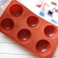 thumbnail image 2 of DIY Creative Half Sphere Circle Silicone Chocolate Cupcake Cake Mold Bakeware brown, 2 of 9