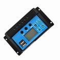 thumbnail image 2 of Controlador de carga solar automático de 40 A, 12 V y 24 V, controlador PWM (40 A), 2 of 14