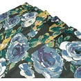thumbnail image 3 of FREEAMG Oil Painting Flowers Shower Curtain for Bathroom Modern Bathroom Decor Waterproof Washable Fabric Shower Curtains with 12 Hooks for Hotel Bathroom Bathtubs 60x72 Inch, 3 of 6