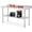 24*60*36, variant on Senfot 48 x 24 x 36 Inch Stainless Steel Workbench with Back Panel, 24D x 48W x 36H Heavy Duty Kitchen Prep Table with Rear Splash Guard