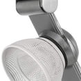 thumbnail image 3 of Benjara BM223685 12W Integrated LED Metal Track Fixture with Mesh Head, Silver & White, 3 of 5