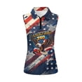 thumbnail image 2 of Aplkyhs 250th Anniversary Eagle Women's Golf Sleeveless Shirt Quick Dry Women's Sleeveless Shirts Racerback Design Breathable Fabric for Golf,Tennis,Hiking,Running,Gym Quick Dry, 2 of 7