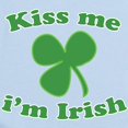 thumbnail image 2 of CafePress - Kiss Me Im Irish St Patricks Day Body Suit - Long Sleeve Cotton Baby Bodysuit, 2 of 4