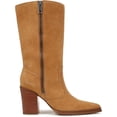 thumbnail image 2 of Franco Sarto Women's Jaxon Mid Calf Heeled Boot Warm Camel Brown 7M, 2 of 6