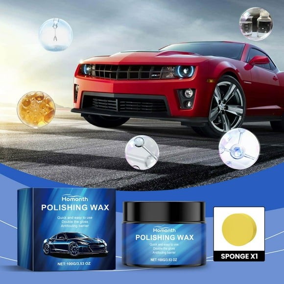 Dvkptbk Scratch Reps Wax for Car, Car Scratch Removesr, Car Paint Scratch Reps, Nabos Car Scratch Reps Spray for Deeps Scratches Wiht 1Pcs Sponge Ang Cleaning Cloth