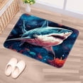 thumbnail image 5 of Shark Non-Slip Polyester Office Rug, Machine Washable Chair Rug - for Office Spaces, 5 of 6