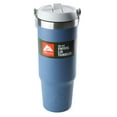 thumbnail image 2 of (3 pack) Ozark Trail 30 oz Insulated Stainless Steel Tumbler with Swivel Handle - Indigo Blue, 2 of 11