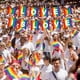 thumbnail image 1 of 5M LGBT Pride String Flag Banners Love Is Love 12 banderas de papel para interior/exterior, 1 of 7