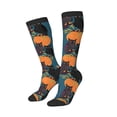 thumbnail image 2 of Fotbe Owls In Cartoon Style print Women's Men's Novelty Crew Socks Cotton Socks Knee High Socks for Walking,Running,Nurses,Pregnancy, 2 of 8
