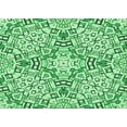 thumbnail image 1 of Ahgly Company Machine Washable Indoor Rectangle Transitional Green Area Rugs, 6' x 9', 1 of 7
