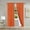 ORANGE, variant on Versatil 2PC Set Orange Solid Color Light Blocking Panels White Backing Rod Pocket Window Curtain 37" W X 84" L Each Panel RR64-