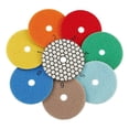 thumbnail image 1 of 3 Inch Diamond Polishing Pad Dry Use Flexible Sanding Disc Resin Bond For Granite Marble Stone Grinding 50-3000 Grit, 1 of 5
