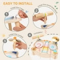 thumbnail image 6 of OATHX Toy Xylophone Kids Drum Set Musical Instruments for Baby Montessoni Learn Wooden Toddlers Music Toys, 6 of 7