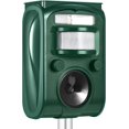 thumbnail image 1 of Repelente de gatos para exteriores, ultrasónico, con energía solar, impermeable, 1 of 7