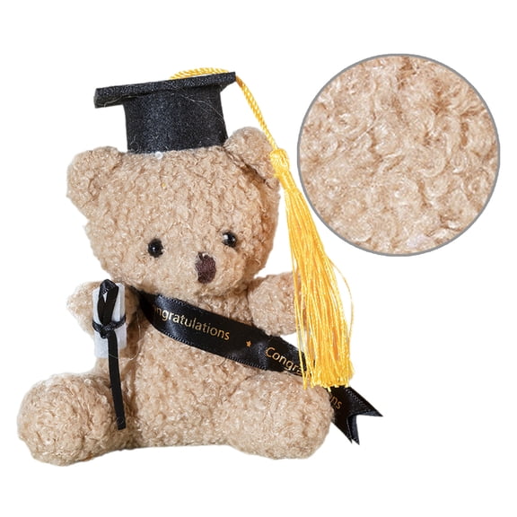 Stuffed Bear in Graduation Hat Bachelors Graduation Hat Commencements Gift Graduation Bear Toy