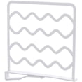 thumbnail image 1 of 1 Pack Plastic Wardrobe Nail-Free Space Saving Storage Partition, Household Cabinet Compartment Divider (White), 1 of 4