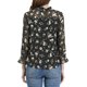 thumbnail image 3 of INSPIRAR CHIC Blusa de Otoño para Mujer con Mangas Largas, Cuello con Lazo, Volantes y Estampado Floral en Negro, 3 of 6