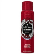 Old Spice Wild Collection Re-Fresh Mens Deodorant Body Spray, Wolfthorn - 3.75 Oz , 6 Pack