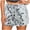Silver, variant on Womens Metallic Shorts Womens Metallic Booty Shorts High Waisted Shiny Rave Bottoms for Dance Festival Costumes(Gold,S)