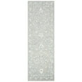 thumbnail image 3 of SAFAVIEH Micro-Loop Britton Floral Bordered Wool Area Rug, Light Grey/Ivory, 5' x 8', 3 of 5