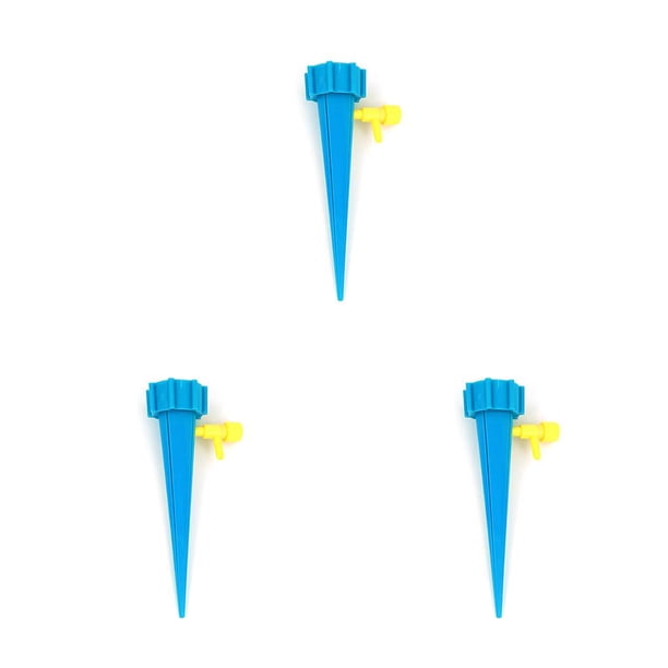 Injueey Sistema de riego por goteo con válvula ajustable para jardinería, punta de riego, jardín, plantas, goteo, verduras, flor azul Type1 NO1 Injueey CBP209304