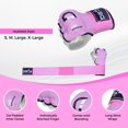 thumbnail image 4 of Defy Sports Gel Padded Fitness Gloves - Ideal for Men & Women, MMA, Muay Thai, Boxing Fight, Pink, M, 4 of 5