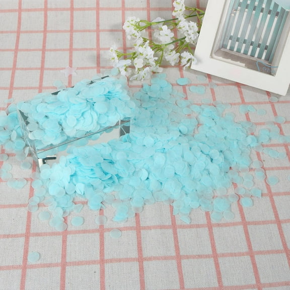 MLINS Confetti Tissue Paper Decoration Festive -blue Color