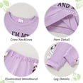 thumbnail image 5 of CARETOO Toddler Girl Clothes 2pcs Fall Winter Outfits Little Girls Sweatshirts+ Pants Set Baby Sweatsuit Clothing 1-6 Years, 5 of 6