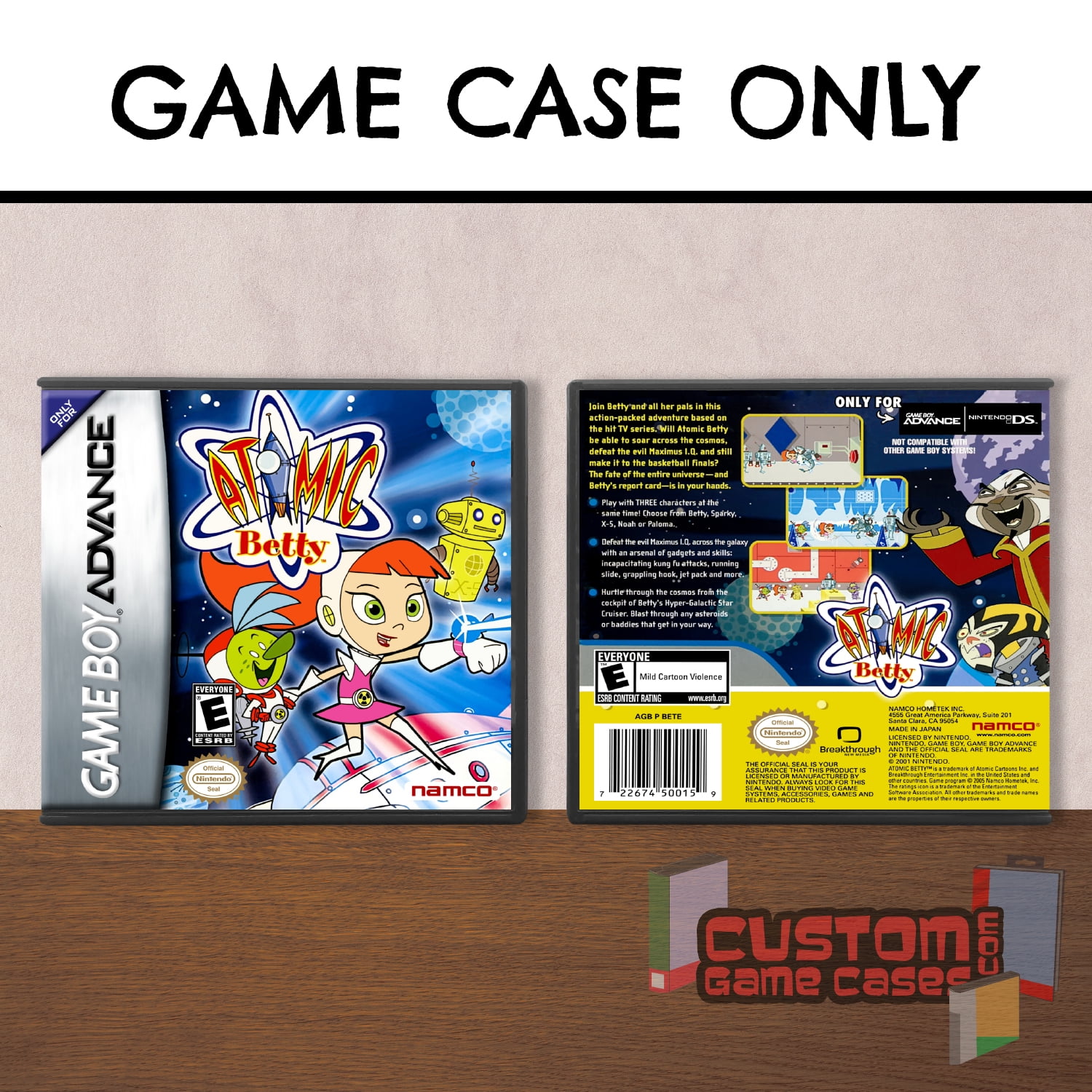Atomic Betty (GBA) Game Boy Advance Game Case with Cover