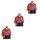 thumbnail image 1 of Camisa de playa Minnieouse hombres mujeres Abotonada manga corta dragón chino estilo étnico Rojo Type1 NO1, 1 of 6
