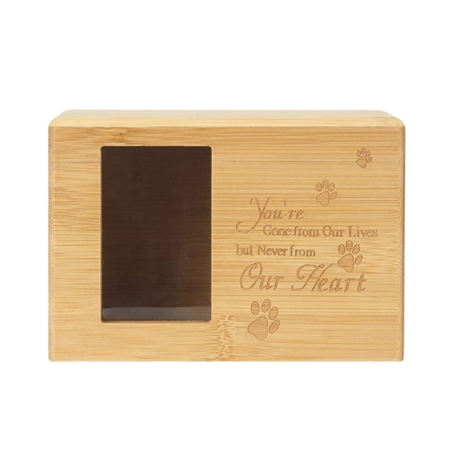 Pet Urn Ash Urns For Dogs Cinerary Casket Burly Wood 1PCS/Style B With Rounded Corners Without Windows Funeral Home