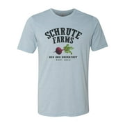 "Schrute Farms Shirt, The Office Shirt, Unisex Fit, Dwight Schrute Shirt, Gift For Him, Funny Shirts, Gift For Her, Schrute Farms, Beets, Stonewash Denim, LARGE"