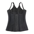thumbnail image 4 of Three-Layer 9 Steel Bone Adjustable Shoulder Strap Rubber Corset Vest Latex Corset Abdominal Body Shaper, 4 of 5