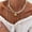 a, variant on Jewelry For Women Heart Pendant Pearl Necklaces For Women Imitation Pear Winding Choker Star Leaf Cross Tassel Link Pendant Necklace Women Wedding Party Necklace for Women Charm Necklace Adjustable G