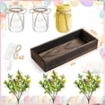 thumbnail image 4 of Centro de mesa de Pascua DUOER con bandeja de madera y luz LED, 4 of 7