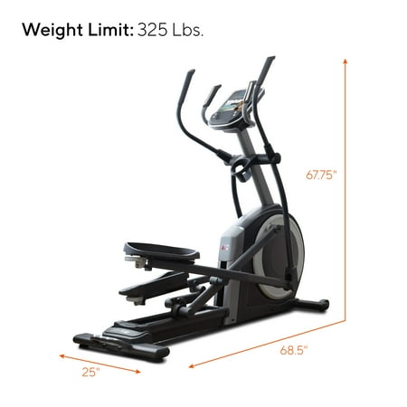 ProForm SMART Carbon EX Front Drive Elliptical with Silent Magnetic Resistance and 30-Day iFIT Membership ($15 Value)