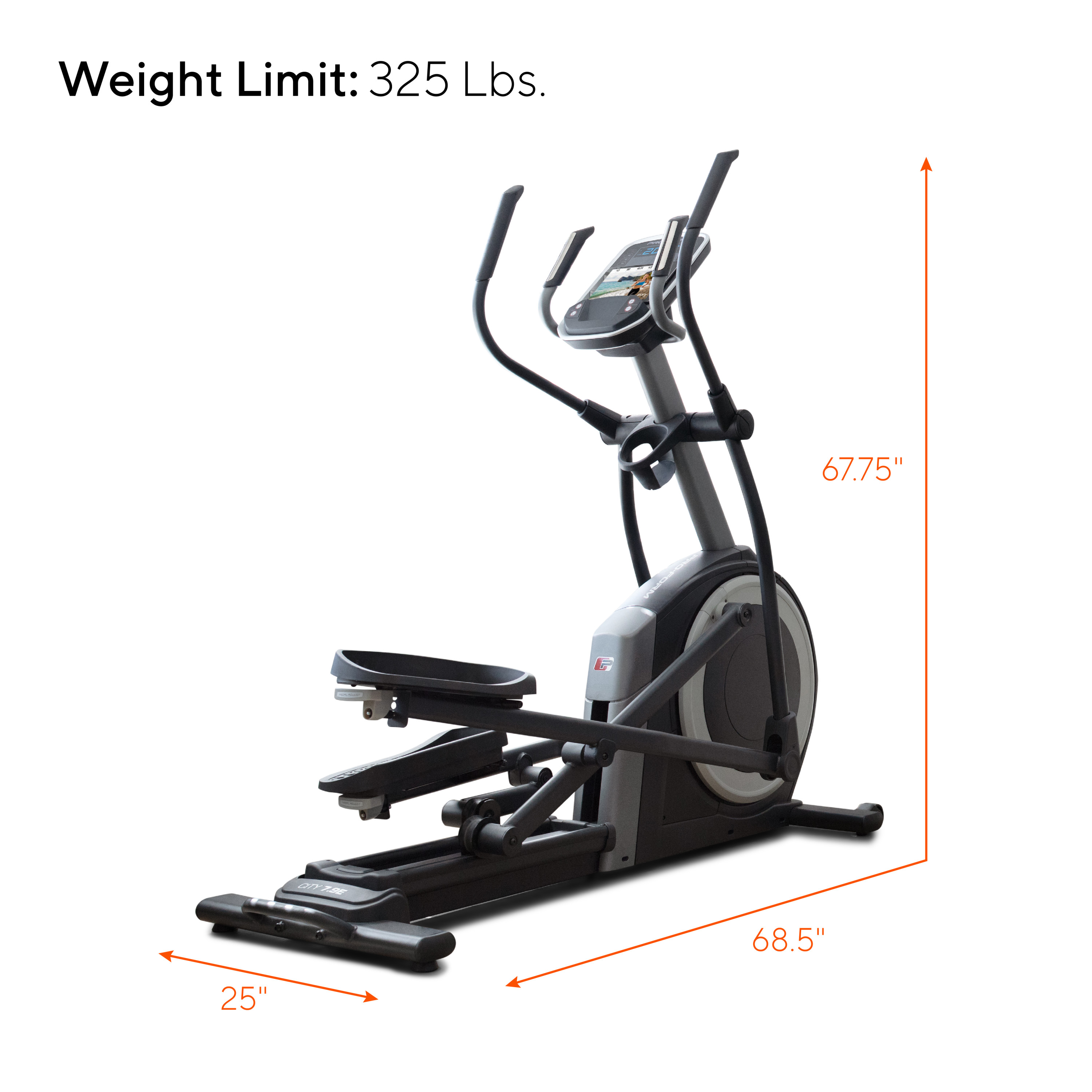 ProForm SMART Carbon EX Front Drive Elliptical with Silent Magnetic Resistance and 30-Day iFIT Membership ($15 Value) - image 2 of 25