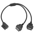 thumbnail image 3 of Cable adaptador divisor OBD 2 OBDII estilo Y de 50 cm, macho a doble hembra, herramienta de diagnóstico OBD2, conector para automóvil, 3 of 5