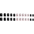 thumbnail image 3 of Press on Nails Short Square Fake Nails Press ons With Pink White Gradient Designs Simple Glue on Nails Full Cover False Nails Rtificial Acrylic Stick on Nails for Women 24 Pcs Pink White Gradient, 3 of 4