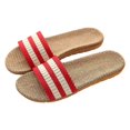 thumbnail image 1 of 1Pair Summer Indoor Slippers Non-skid Lightweight Slippers Couple Slippers, 1 of 4
