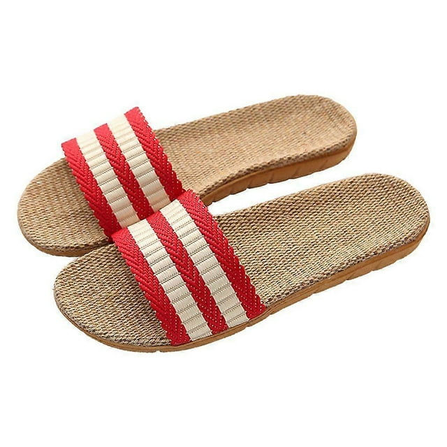1Pair Summer Indoor Slippers Non-skid Lightweight Slippers Couple Slippers