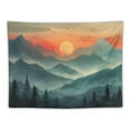 thumbnail image 5 of PRATYUS Mountain Tapestry, Sunset Tapestry Magical Forest Tree Tapestry Nature Tapestries Nature Landscape Wall Hanging Boho Home Decor for Bedroom Living Room Dorm  Painting, 5 of 6