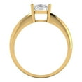 thumbnail image 4 of Clara Pucci 14K Yellow Gold 1.5ct Moissanite Solitaire Ring for Women, 4 of 7