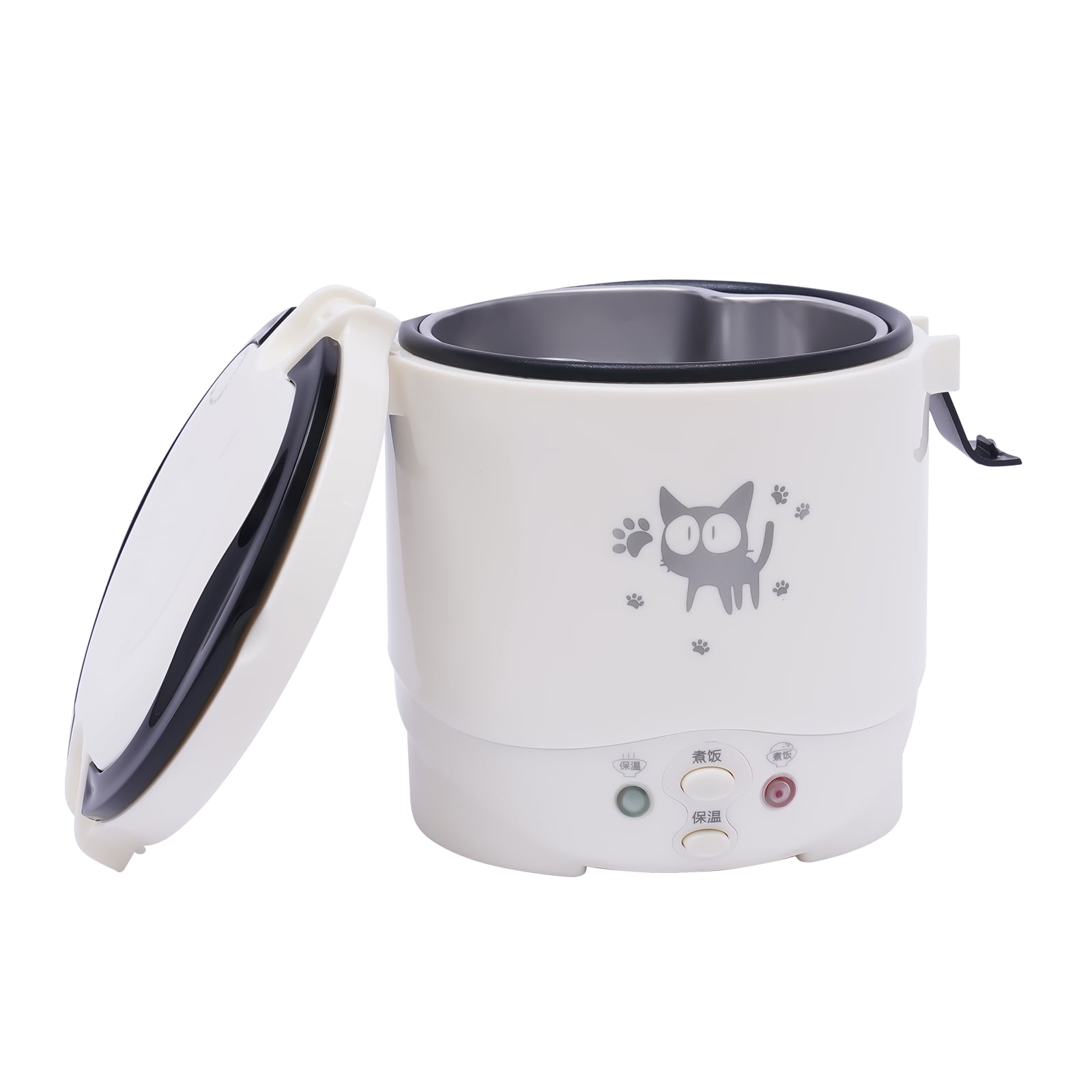 200W Purple Portable Multifunctional Electric Steamer Lunch Box Mini Rice  Cooker