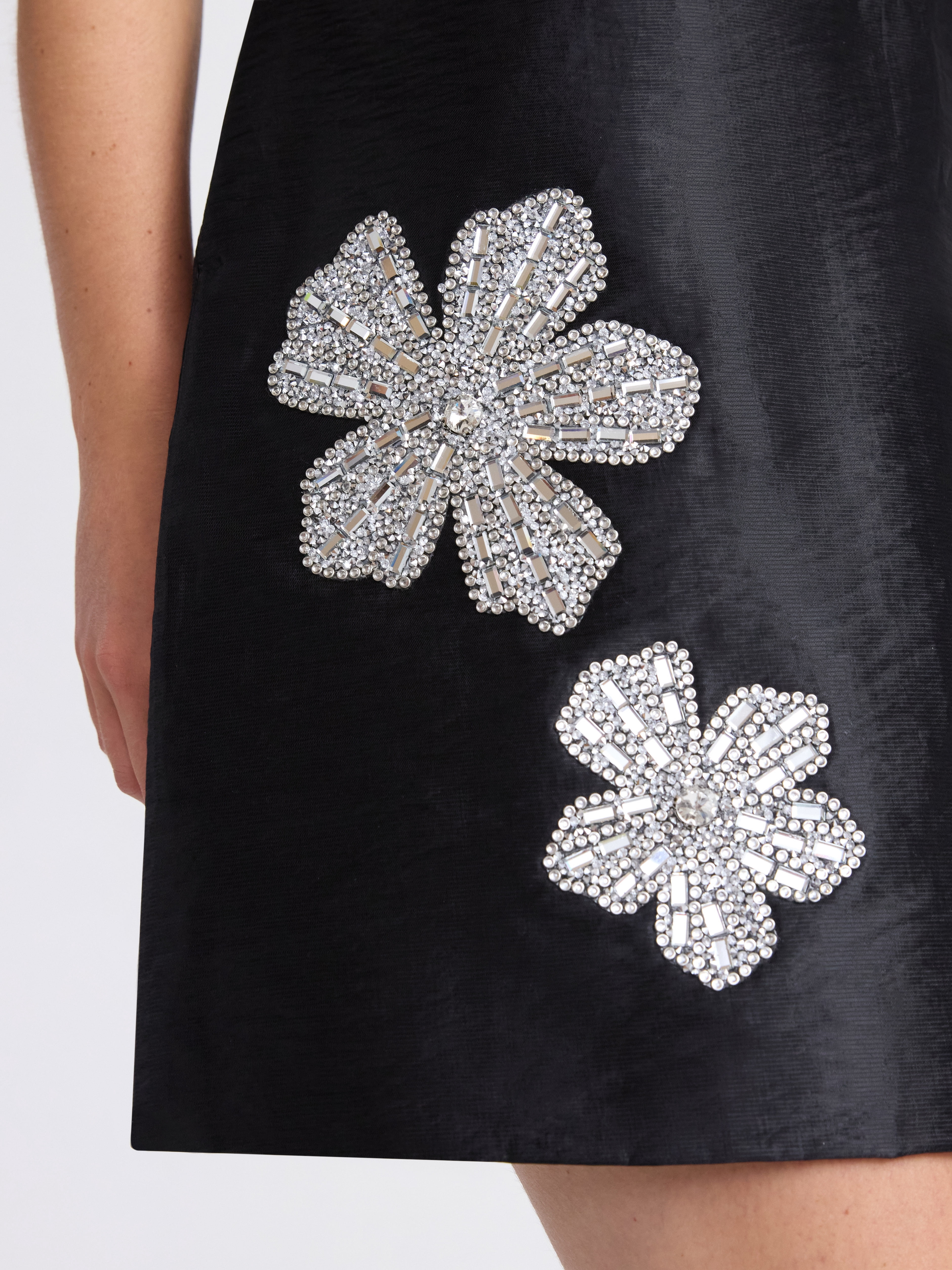 Scoop Women’s Embellished Taffeta Mini Dress, Sizes XS-XXL