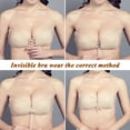 thumbnail image 4 of nine bull Sticky Bra Strapless Backless Bra Adhesive Invisible Lift up Bra Push up Bra for Backless Dress, 4 of 7