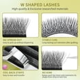 thumbnail image 4 of Extensiones de pestañas GLAMLASH 5D W con abanicos prehechos de 15 mm, 4 of 8