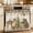 Brown, variant on Oven Skirt Curtain for Kitchen 20x27 Inch, Forest Oven Curtain with 8 Ribbon Ties & Ruffle Trim, Stove Skirt Curtain Dishwasher for Cabinets Over Sinks Christmas Trees Snowflake Elk Wildlife Winter