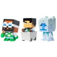 MINECRAFT 3-Pack Mini-Figure NETHERRACK S3 MOOSHROOM ZOMBIE IN FLAMES